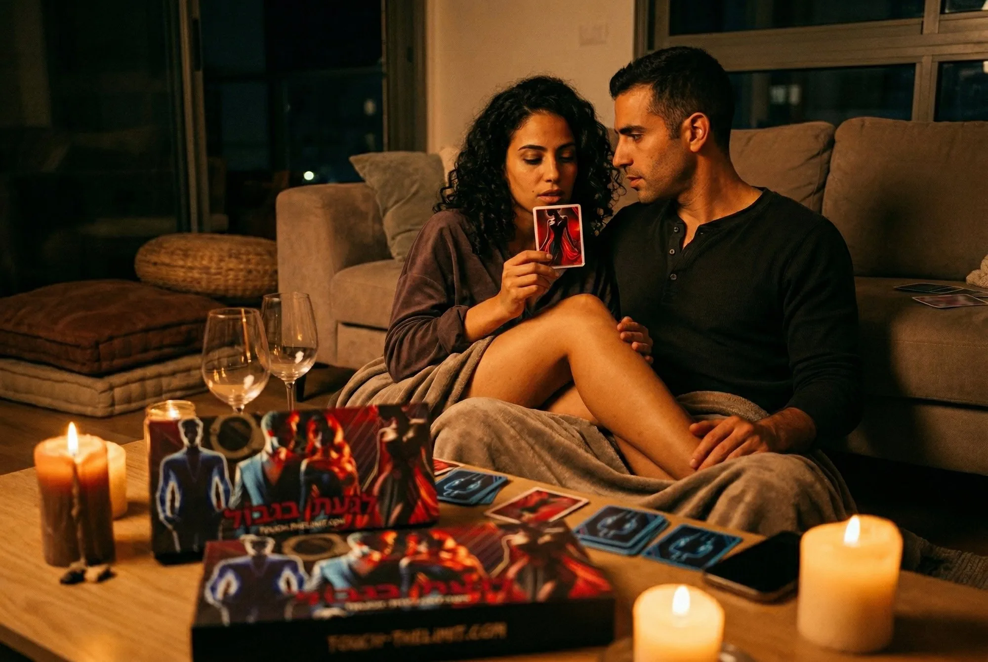 זוג משחק Touch The Limit לאור נרות